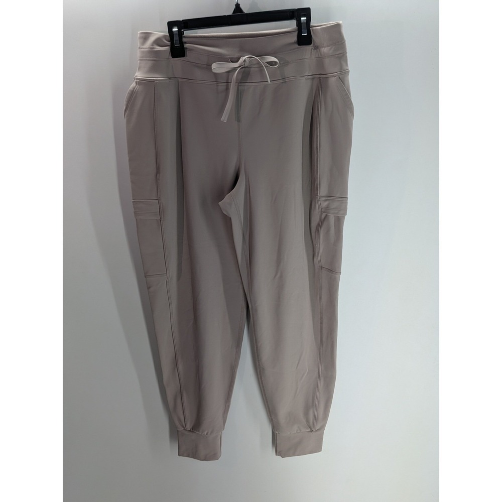 Athleta Rainier Cargo Jogger Mauve Brushed Cold Weather Pants Womens Medium
